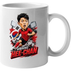 Hwang Hee-chan, South Korea Caricature Soccer 2026 T Shirt