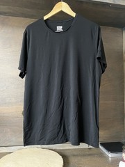 32 Degrees Cool T-Shirt Men’s THIN Large Black Lightweight Short Slv SLEEP SHIRT