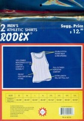 2 Pack Men’s White /Black A-Shirt TANK TOP ” 100% Cotton ” Size up to 4XL