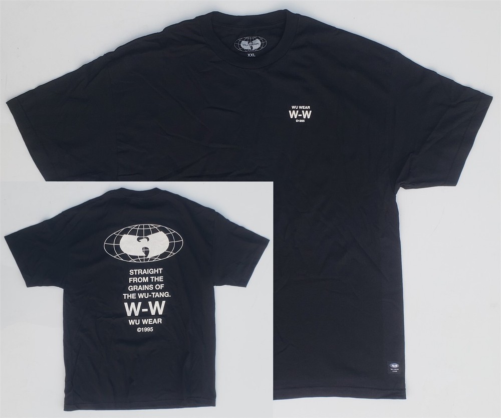 Wu-Tang Clan Wu Wear 1995 Double Sided Short Sleeve Concert T Shirt ~ 2XL