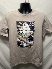 Adidas International Wonder Beige Camo Cotton Multi-Sport Men’s T-Shirt Sz L BB