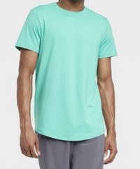 Men’s Soft Gym Shirt All In Motion Green Short Sleeve Choose Size