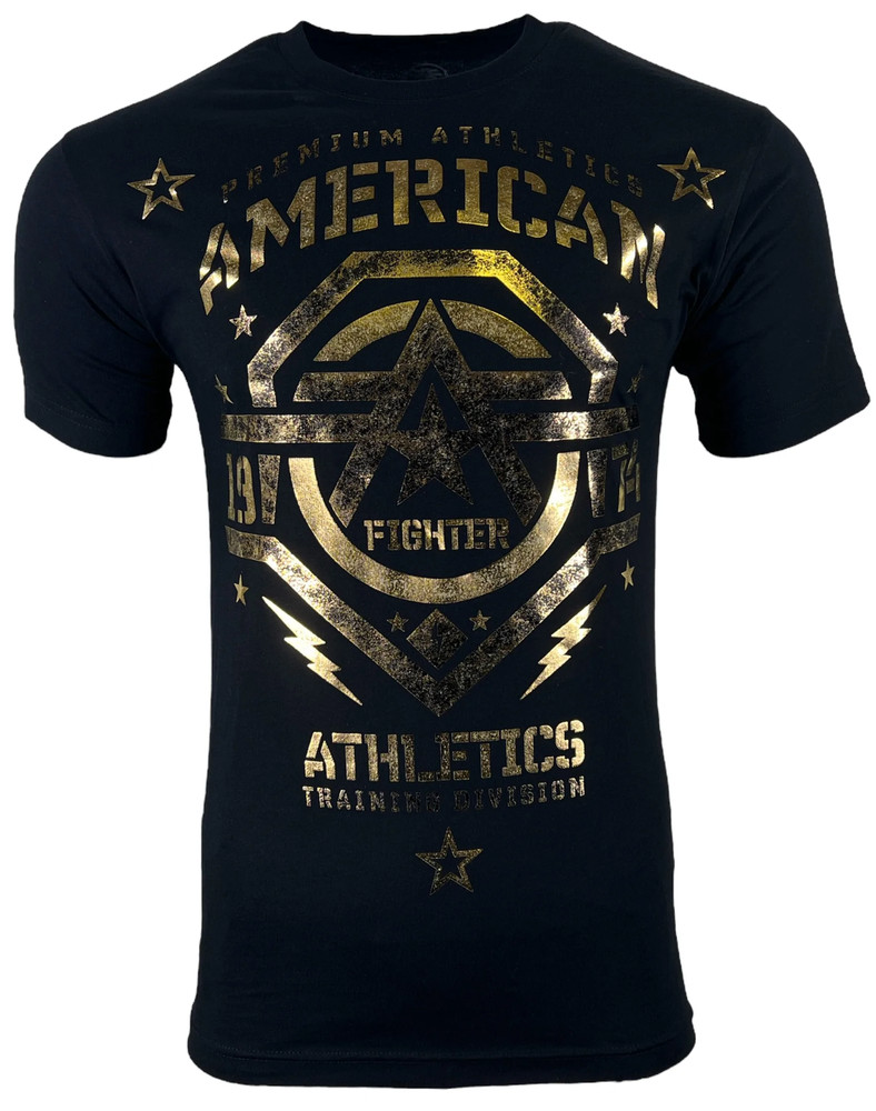 American Fighter Men’s T-shirt New Mexico Black Athletic MMA Black XS-5XL