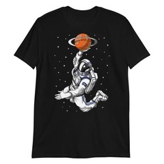Astronaut Basketball Player T-Shirt, Basketball Tees For Men Women