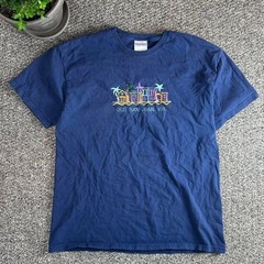 Unbranded Men’s Blue and Navy T-shirt