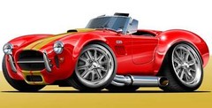 Shelby Cobra 427 Exotic Muscle Car Art Print NEW