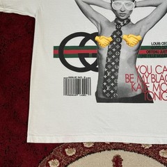 Kanye West Premium Label Y2K Vogue XXX Kate Moss LV Don T Shirt Size XL USA Made