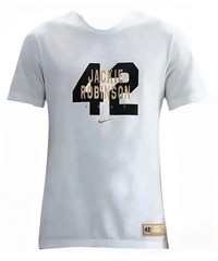 Nike Baseball 1947 Jackie Robinson 42 White T-Shirt Men’s Size L