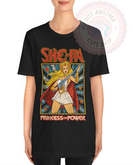 She-Ra Princess of Power T-Shirt ✩ Vintage 80s Retro Cartoon Graphic Tee! RARE!