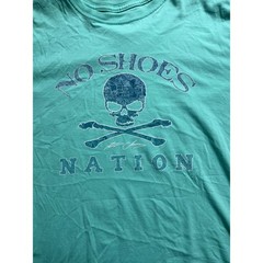 Kenny Chesney No Shoes Nation T Shirt Mens Large Green Graphic Concert Tee