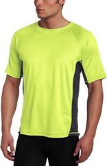 Men’s UPF 50 Short Sleeve Swim Rash Guard Sun Protection Shirt Quick Dry
