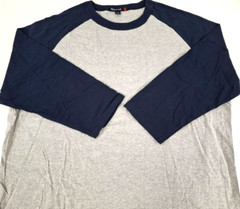 Sport-Tek ColorBlock Raglan Men’s Baseball T Shirts-Navy Various Sizes Available