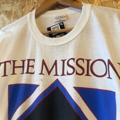 Vintage 1988 the mission live rare White Large Short Sleeve T Shirt