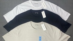 Calvin Klein Men’s Dress Tee in Beige, Black or White Pick Your Size S-3XL NWT