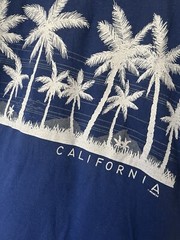 Vintage 70s 80s California Beach Surf Art Shirt Adult Small