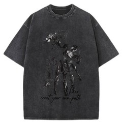 100% Cotton Oversized T-Shirt, Smoke Hand Art Vintage Streetwear Unisex Tee