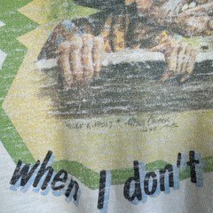 Vintage 90s Mean And Nasty Cowboy Horse Western Single Stitch Funny Shirt Sz XL