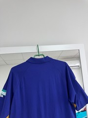 Vintage 1996 Sri Lanka Polo T shirt Football Criket Jersey Rare Blue Mens sz L