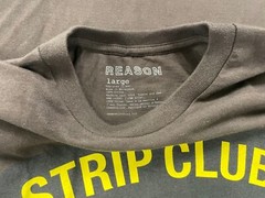 Reason Mens Strip Club Veteran Funny Brown Shirt New M, L, XL