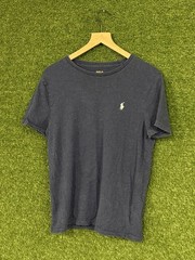 Polo Ralph Lauren Classic Logo Slim Fit Navy White Tee
