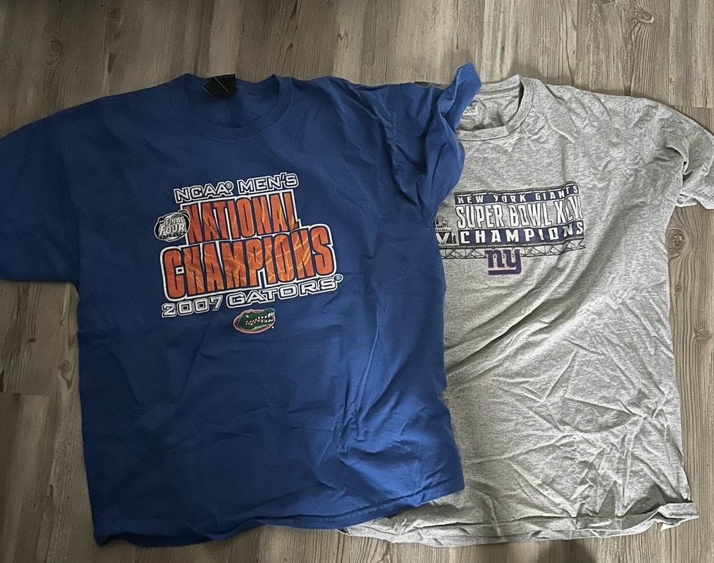 New York Giants Super Bowl XLVI Champions 2011 and Florida 2007 national champ