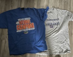 New York Giants Super Bowl XLVI Champions 2011 and Florida 2007 national champ