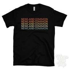 NEWLAND COMMON REPEATED RETRO STYLE T-SHIRT mens & womens uk place name gift