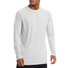 Men’s UPF50+ Summer UV SPF Shirts Long Sleeve Quick Dry Casual Fishing T-Shirts