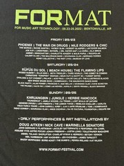 Format Music Festival 2022 T-shirt Line-Up Tee L