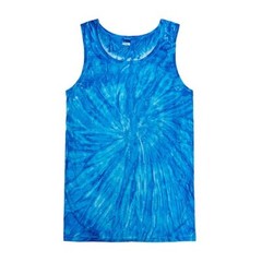 Multi-Color Tie Dye Tank Tops Sleeveless T-Shirts Adult S to XXXL Cotton