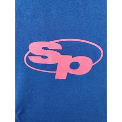 NWT Seoul Projects SP Sport Tee Navy Blue Red Logo T-Shirt SS XL