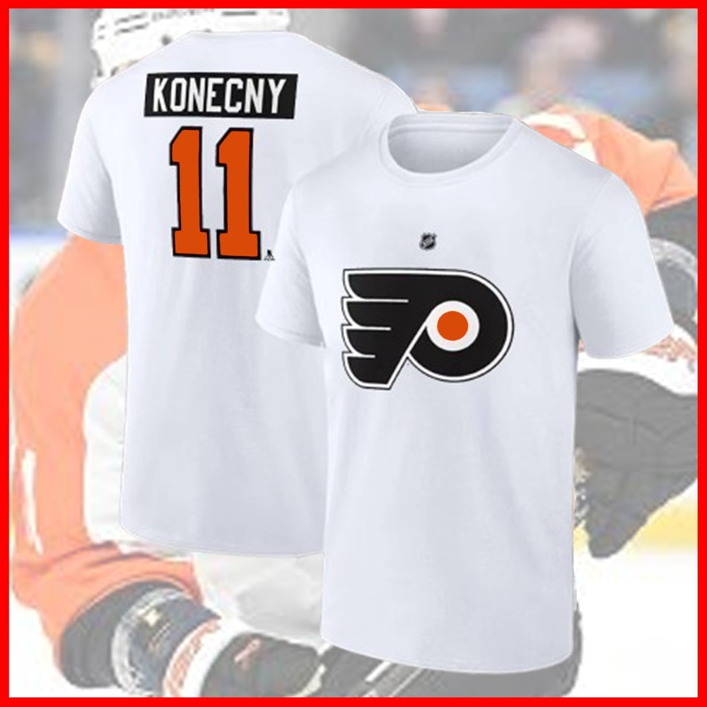 🔥 SALE! Travis Konecny #11 Philadelphia Flyers Team 2026 Name & Number For Fans