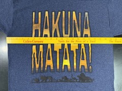 Unisex T-Shirt Disney Hakuna Matata The Lion King Timon and Pumbaa Simba Size -M