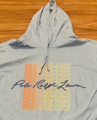 POLO RALPH LAUREN Hoodie Shirt 3XLT Tall Mens NEW w/tags BIG THIN Horse 3XL Pony