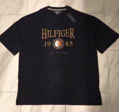 Tommy Hilfiger Oversized T-Shirt Navy Blue Gold (Measurements in Desc.) $49.50