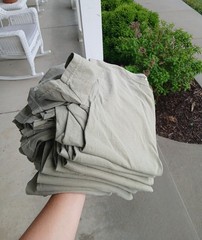 Comfort Colors Blank T-Shirt in Khaki – 10 SHIRTS – VARIOUS SIZES – S, M, L, XL