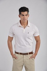 Polo Stripes for Men in beautiful Pima Cotton. Soft and comfortable with Logo