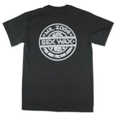 Sex Wax Mens Regular Short Sleeve Pinstripe Tee in Black – XX-Large