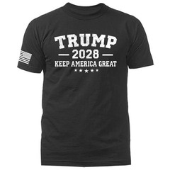 Donald Trump 2028 Keep America Great Again Political T-shirt