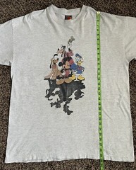 Vintage 90s Mickey Mouse Unlimited Goofy Donald Duck Disney Graphic XL 24”x 30”
