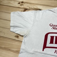Vintage 80s Iris Quality Foods California USA Advertisement Shirt Size Large