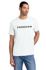 2X-LARGE Freedom White Tri-Blend T- Shirt Charlie Kirk Unisex