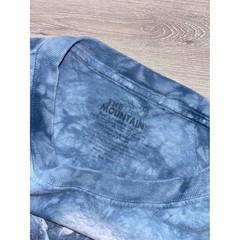 The Mountain Vintage 2XL 2003 Steam Engine Train TieDye TShirt Blue Ted Blaylock