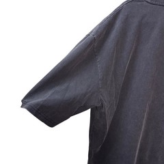 Machus Private Label Men’s Oversized T Shirt Washed Black Size Small