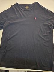 Men’s Polo Ralph Lauren t-shirt Black w / Red Pony Sz XXL