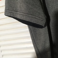 Sz 2xl Big Sky Outfitters shirt pull over gray tweed look poly cotton blend