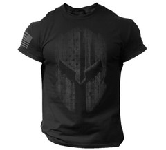 American Spartan Patriotic USA Flag Viking Men’s T Shirt