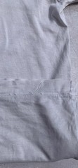 Stone Island Mens Medium M Off White Chalk T-Shirt Left Chest Badge Logo Top