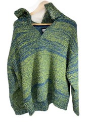 MAISON SPECIAL Mix Color Fancy Yarn Prime-Over Skipper Knit Pullover 2