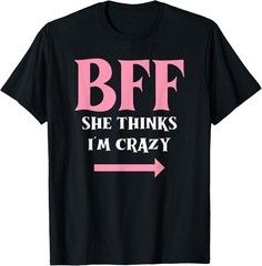 BFF, best, friends forever, fun, saying, friends T-Shirt